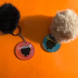 Juneteenth keychain